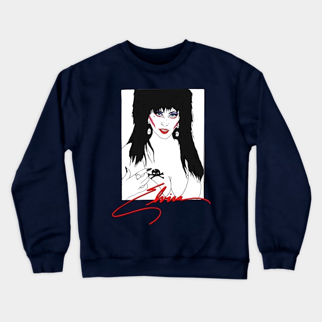 Mistress of the Dark Crewneck Sweatshirt by whos-morris